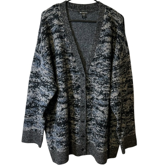 Athleta Westlake Textured Cardigan Extra Fine Merino Wool Soft 3X NWOT 982864 - Picture 2 of 14